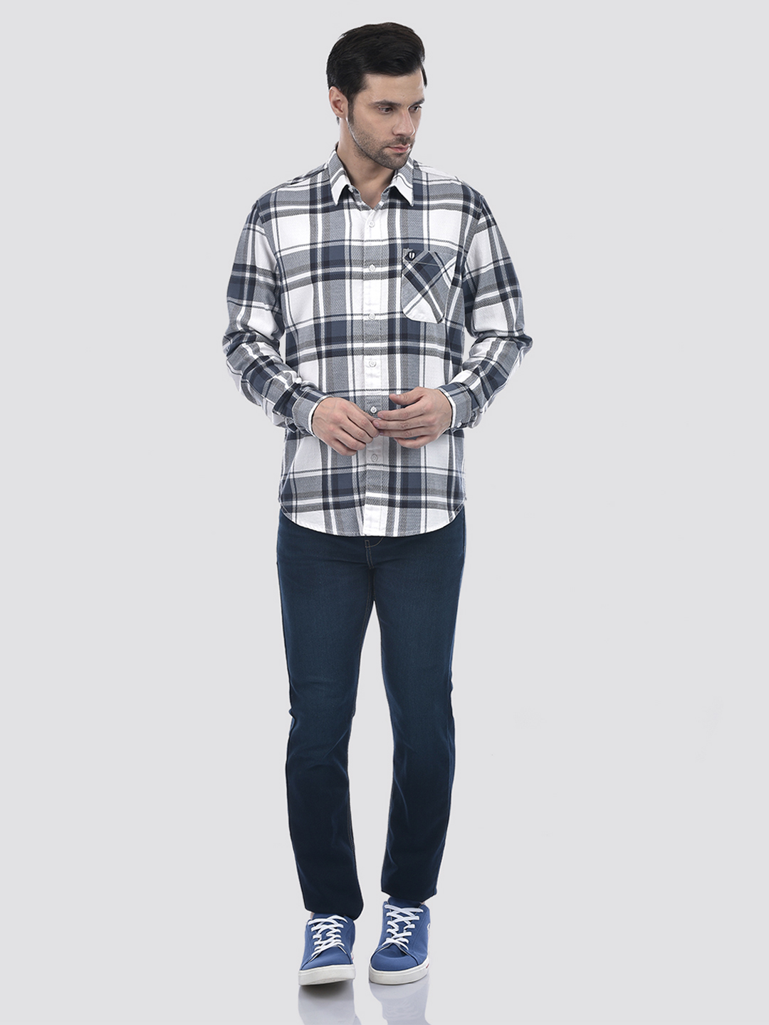 Numero Uno Men SOLID Dark Blue Jeans